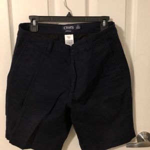 Chaps stretch blue shorts. Size 32